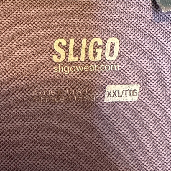 Sligo Men’s Polo Golf Shirt Size XXL Purple - Picture 4 of 5